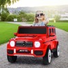 Infans 12V Mercedes-Benz G63 Licensed Kids Ride On Car, Electric Motorized Toddler Ride On Car Toy with Remote, Lights, Music, Horn, Suspension System, Battery Powered Vehicle for Children, White - 2 of 4