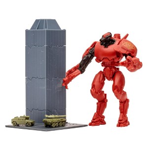 Mcfarlane Toys Pacific Rim 4 Inch Figure with Comic | Crimson Typhoon - 1 of 4
