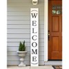 HomeRoots 72" White Solid Wood Welcome Porch Sign - 2 of 4