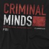 Criminal Minds Title Card Adult T-Shirt Black - 2 of 4
