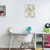 Stupell Industries Lovely Bold Rainbow Hearts Pattern Collage Black Framed Giclee Art - 2 of 4