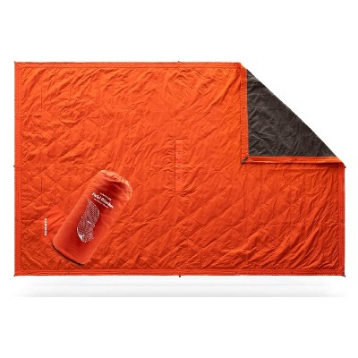 Kammok Field Blanket, Convertible and Wearable Sleeping Bag, Water Resistant Microfleece, Ripstop Nylon, With Stuff Sack, For Camping