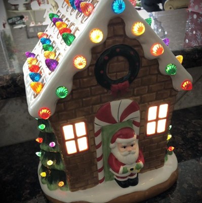 Mr. Christmas Nostalgic Gingerbread House Ceramic Christmas Decoration ...