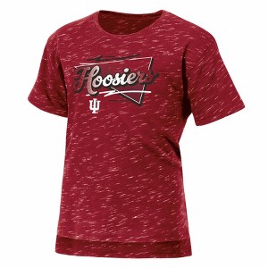 NCAA Indiana Hoosiers Girls' Crew Neck T-Shirt - 1 of 3