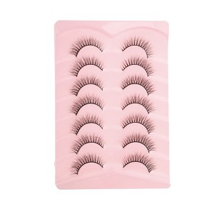 Unique Bargains 5D False Eyelashes Black 7 Pairs - 1 of 4