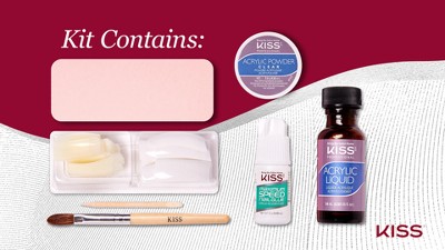 KISS Complete Salon Acrylic Kit Ingredients - CVS Pharmacy