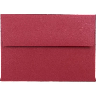 JAM Paper 4Bar A1 Metallic Invitation Envelopes 3.625x5.125 Jupiter Red V018247I