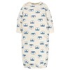 Gerber Baby Boys' Long Sleeve Gowns with Mitten Cuffs - 4-Pack - image 2 of 4