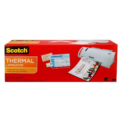 Scotch Thermal Laminator with 2 Starter Pouches 8.5