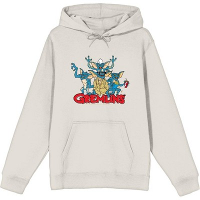 Gremlins Monsters & Logo Adult Long Sleeve Hoodie
