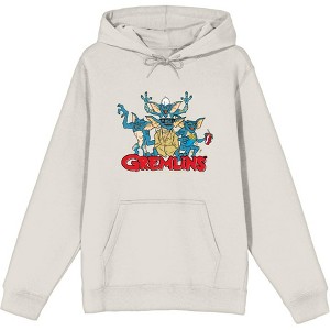 Gremlins Monsters & Logo Adult Long Sleeve Hoodie - 1 of 2