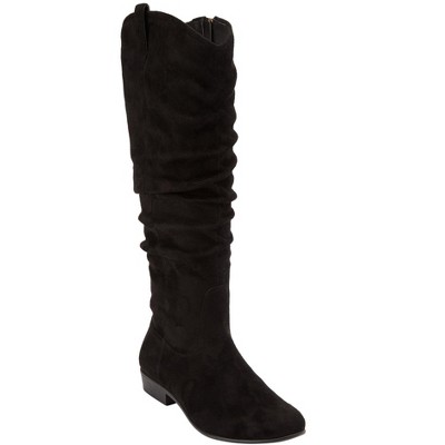 Comfortview Women's The Roderick Tall Wide Calf Boot- 11 M, Black (Wide Widths Available)