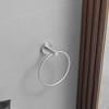 BWE 3-Piece Bath Hardware Set with Towel Ring and 2pcs Towel Hooks and Mounting Hardware Wall Mount - 4 of 4