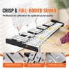 VEVOR 32 Note Glockenspiel Xylophone Bell Kit, Professional Percussion Instrument Set with Mallets, Drum Sticks, Music Stand, Gray - 3 of 4