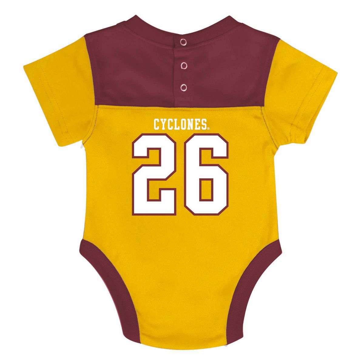 NCAA Iowa State Cyclones Newborn 2pk Jersey Bodysuit - thumbnail 5