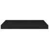 vidaXL Floating Wall Shelves 2 pcs Black 23.6Inchx9.3Inchx1.5Inch MDF - 4 of 4