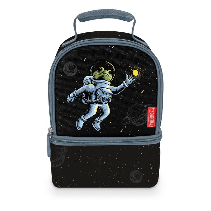 Thermos Dual Compartment Lunch Bag - Space Frog, 1 of 7