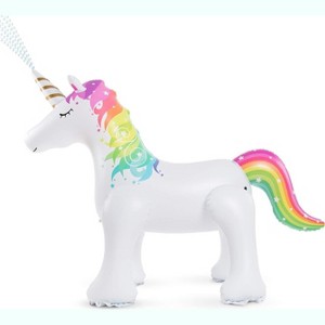 Jasonwell Unicorn Inflatable Sprinkler – Large Outdoor Water Toy for Kids, Giant Unicorn Yard Sprinkler for Summer Fun - 1 of 4