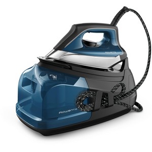 Rowenta Steam Station,1800W, Stainless Steel Soleplate, Blue - 1 of 4