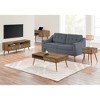 Laminate Coffee Table with Storage Drawer, Wide Shelf and Mid-Century Design for Living Room or Modern Interiors - 4 of 4