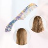 Unique Bargains Women Curly Thick Wavy Straight Hair Handheld Wide Tooth Comb 1 Pc - 4 of 4