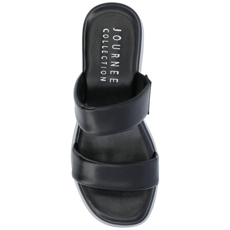 Journee Collection Womens Veradie Tru Comfort Foam Slip On Platform Sandals, 5 of 11