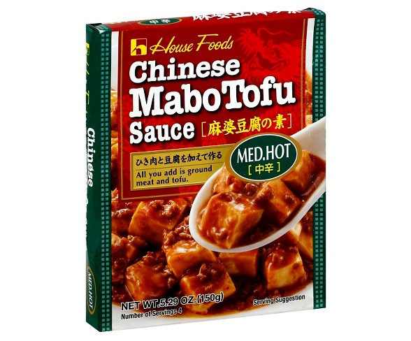 House Foods Chinese Mabo Tofu Sauce Medium Hot 5.29 oz