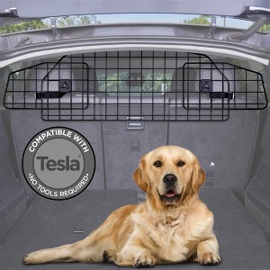 Pawple Dog Car Barrier for Tesla Model Y Adjustable Large Pet Divider Heavy-Duty Wire Mesh Universal Fit - 1 of 4