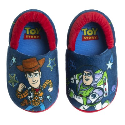 Disney Pixar Toy Story "Cowboy and Space Ranger" Woody and Buzz Toddler Boys' Dual Sizes Slippers