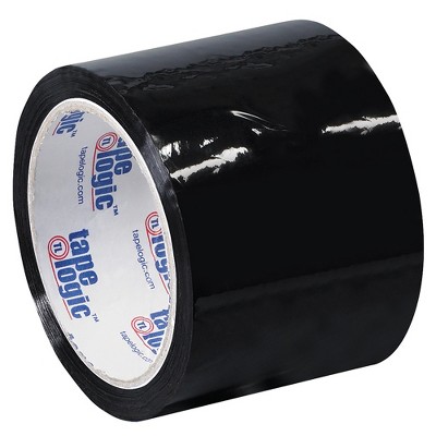 Tape Logic Carton Sealing Tape 2.2 Mil 3" x 55 yds. Black 24/Case T90522BK