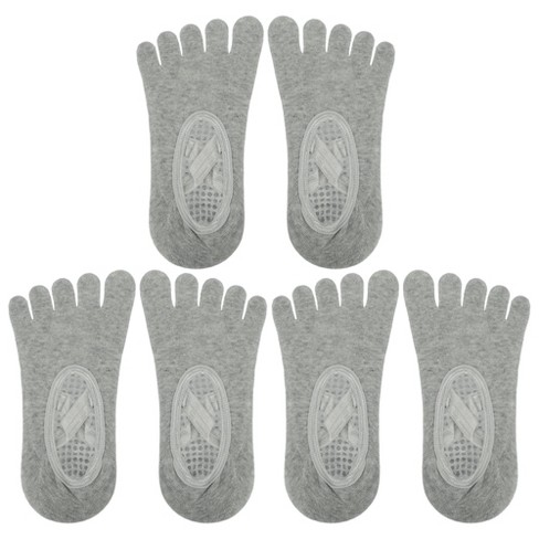 Women Yoga Toe Socks Non-Slip Five Finger Socks with Grip Five Toe