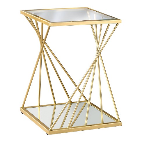 Target gold accent store table