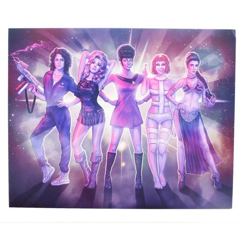 Nerd Block Space Girls by Tom Kennedy Art Print Nerd Block Exclusive - image 1 of 1