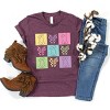 The Juniper Shop Checkered Bunny Outline Coquette Youth Short Sleeve Tee - 4 of 4