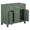 36 Inch(3ft) Bathroom Vanity, Bathroom Cabinet With 2 Drawers, 2 Soft Closing Doors, Modern Solid Wood Freestanding Bathroom Vanity Cabinet - 3 of 4