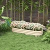 Okak Galvanized Raised Garden Bed 4 sizes Steel Planter Box with Safety Edging for Vegetables, Herbs, Outdoor, 3 colors - 4 of 4