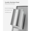 SONGMICS Kitchen Trash Can, 5.2/8 Gallon (20/30 L) Trash Bin, Stainless Steel Garbage Can, with Inner Bucket, Soft Close and Stays Open - 4 of 4