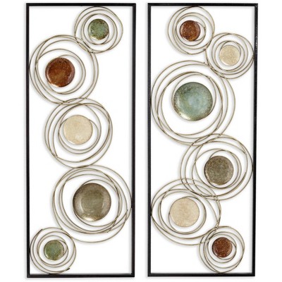 Newhill Designs Kronos 2-Piece Circle Wall Art