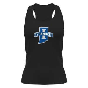 Women's Indiana State University Adult Sport Tank Top Primary Logo - 1 of 4