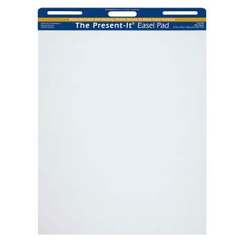 Present-It Recyclable Self-Stick Easel Pad, 27 x 34 Inches, 25 Sheets