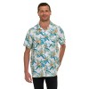 Super Triple Goose Men’s Short Sleeve Button Down Aloha Shirt – Soft Feel, Moisture Wicking, Easy Care - 3 of 4