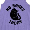 Girls' - Instant Message - No Bones Today Melty Cat Graphic Sleeveless Aline Dress - 2 of 4
