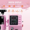 VEVOR Heat Press Machine, 12 x 10 inch 2 in 1 Heat Transfer Machine with Hat Press, 360° Swing Away T-Shirt Pressing Machine, Pink - 4 of 4