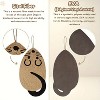 Fun Mouse-Shaped Sisal Cat Scratching Pad, Hangable Cat Scratching Pad Scratch-Resistant Cat Toy - 3 of 4