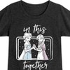 Girls' - Frozen - Anna and Elsa In This Together Fitted Short Sleeve Graphic T-Shirt - 2 of 4