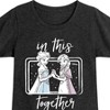 Girls' - Frozen - Anna and Elsa In This Together Fitted Short Sleeve Graphic T-Shirt - image 2 of 4