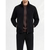 YESFASHION Men Fleece Jacket, Full Zip Stand Collar Coat, Outdoor ...