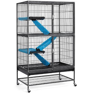 Yaheetech 54in 2-Story Removable Ramp & Platform Small Pet Cage - 1 of 4