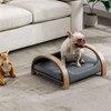 Lily Elevated Dog Bed,Cat Scratch Beds,23" Pet Sofa Dog Sofa Bed for Small Dogs,Cat Sofa Beds With Solid Wood Frame-Maison Boucle - 3 of 4
