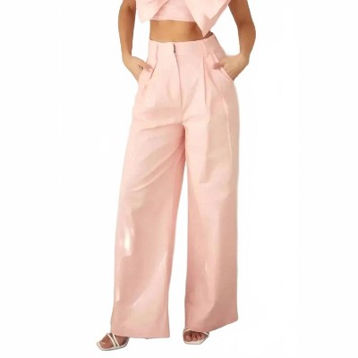 Women's Lexi Pleated Linen Pants - ENDLESS BLU.
